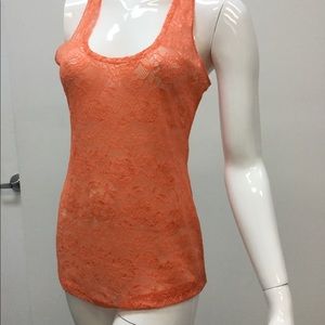 Cosabella racer back cami. Papaya Punch.